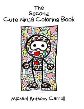 Paperback The Second Cute Ninja Coloring Book