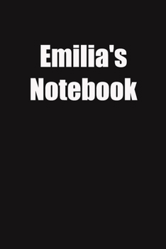 Paperback Emilia's Notebook: 6x9 Lined Notebook, Gift For a Friend or a Colleague (Gift For Someone You Love) Book