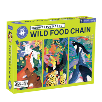 Game Wild Food Chain Science Puzzle Set Book