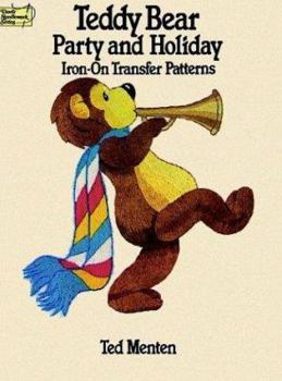 Paperback Teddy Bear Party and Holiday Iron-On Transfer Patterns Book