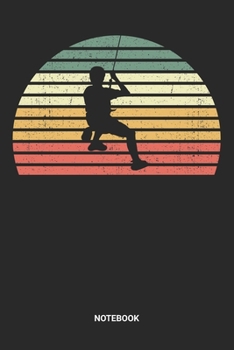 Notebook: Retro Vintage Climbing Themed Notebook (6x9 inches) with Blank Pages ideal as a Boulder Climb Journal. Perfect as a Bouldering Book for all ... fans. Gift for Kids, Men and Women