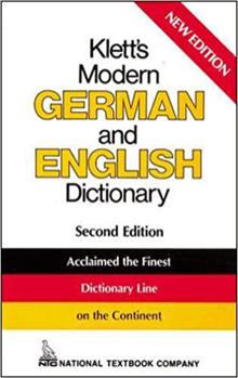 Hardcover Klett's Modern German and English Dictionary Book