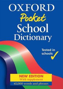 Hardcover Oxford Pocket School Dictionary Book