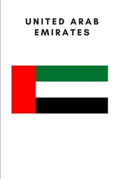 United Arab Emirates: Country Flag A5 Notebook to write in with 120 pages