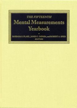 Hardcover The Fifteenth Mental Measurements Yearbook Book