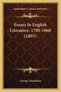 Essays in English literature, 1780-1860. 2d ser