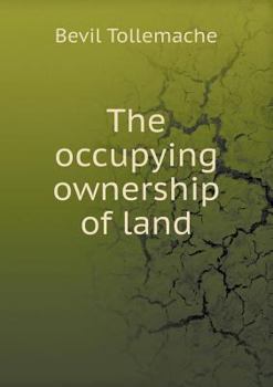 Paperback The occupying ownership of land Book