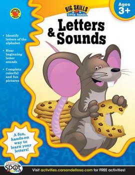 Paperback Letters & Sounds Workbook, Grades Preschool - K (Big Skills for Little Hands®) Book