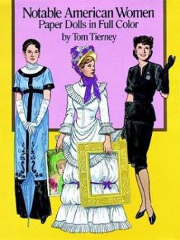 Paperback Notable American Women Paper Dolls in Full Color Book