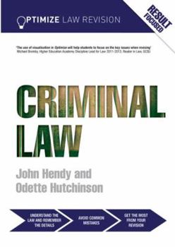 Paperback Optimize Criminal Law Book