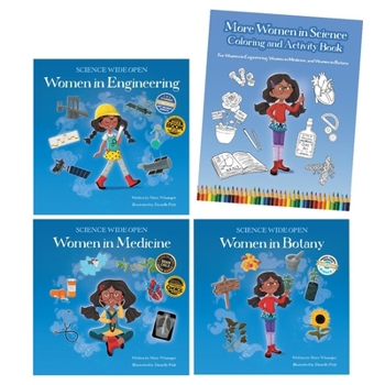 Paperback More Women in Science Paperback Book Set with Coloring and Activity Book