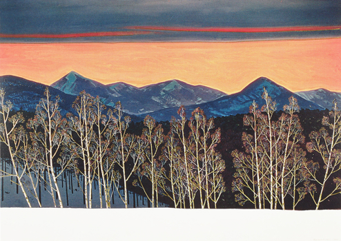 Misc. Mountain Sunset Deluxe Boxed Holiday Cards Book