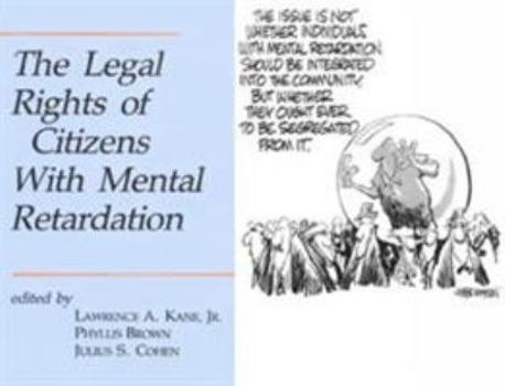 Hardcover The Legal Rights of Citizens with Mental Retardation Book