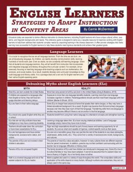 Paperback English Learners: Strategies to Adapt Instruction in Content Areas Book