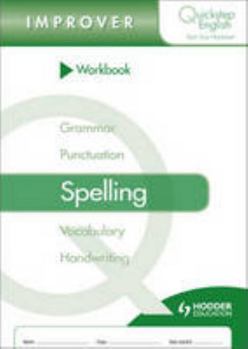 Paperback Quickstep English Workbook Spelling Improver Stage Book