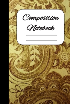 Paperback Composition Notebook: Rose color designed college ruled notebook, journal, diary. Book