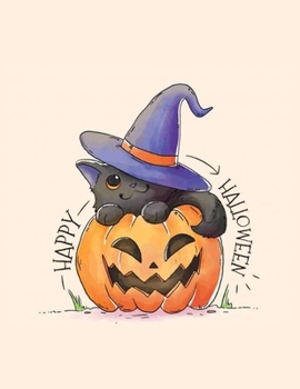 happy halloween: Halloween Coloring Book for Adults and kids: 50+ spooky coloring pages filled with monsters, witches, pumpkin, haunted house and more ... Ultimate halloween gift for adults and kids.