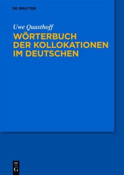 Paperback Wörterbuch der Kollokationen im Deutschen (German Edition) [German] Book