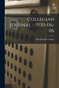 Paperback Collegian Journal - 1930-06-06 Book