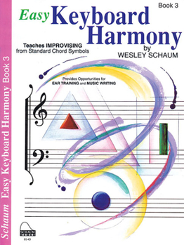 Paperback Easy Keyboard Harmony: Book 3 Intermediate Level Book