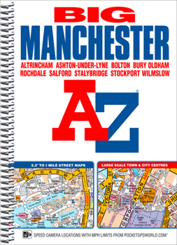 Spiral-bound Manchester Big A-Z Street Atlas Book