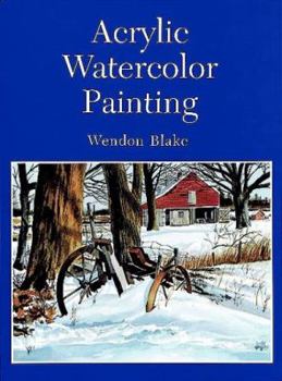 Paperback Acrylic Watercolor Painting (Dover Art Instruction) Book