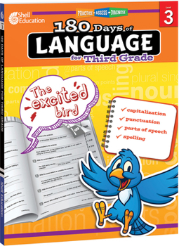 Practice, Assess, Diagnose: 180 Days of Language for Third Grade - Book  of the 180 Days of Practice