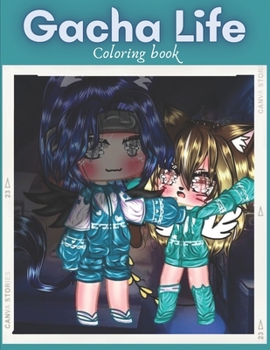 Paperback Gacha Life Coloring book: Gacha Coloring Book For Kids With Cute Anime Girls and Chibi Girls Book