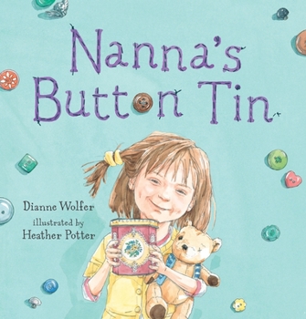 Hardcover Nanna's Button Tin Book