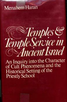 Hardcover Temples & Service in Ancient Israel Book