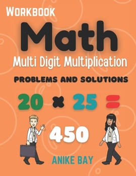 Paperback Math 1000 Multi Digit Multiplication: Problems and Solutions Book