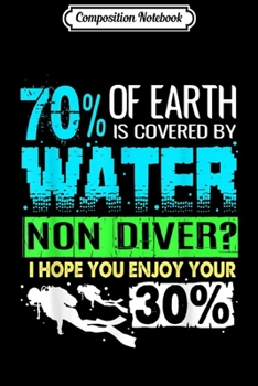 Composition Notebook: Funny Scuba Diving  Journal/Notebook Blank Lined Ruled 6x9 100 Pages