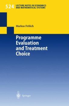Paperback Programme Evaluation and Treatment Choice Book