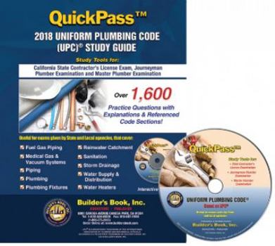 Perfect Paperback Uniform Plumbing Code (UPC)® QuickPass Study Guide based on 2018 UPC Book