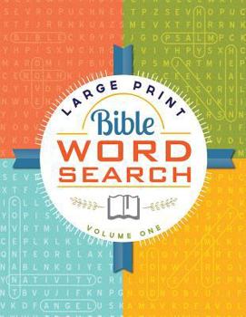 Paperback Large Print Bible Word Search Volume 1 [Large Print] Book