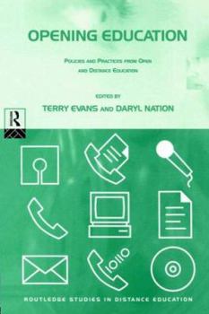 Paperback Opening Education: Policies and Practices from Open and Distance Education Book