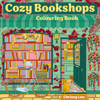 Paperback Cozy Bookshops: Colouring Book
