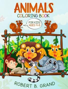 Paperback Animals Coloring Book: for Kids Ages 4-8 Book