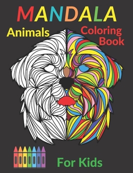 Paperback Mandala Animals Coloring Book For Kids: 50 Animal Mandalas for Children from 8 years. Coloring Book With Easy And Relaxing Coloring Pages with ... Owl Book