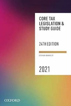 Paperback Core Tax Legislation and Study Guide 2021 Book