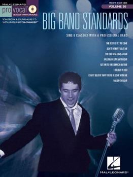 Paperback Big Band Standards: Men [With CD (Audio)] Book