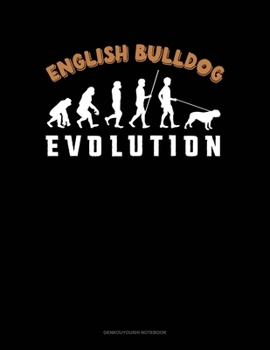 Paperback English Bulldog Evolution: Genkouyoushi Notebook Book
