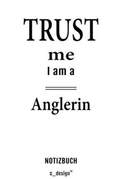 Notizbuch f�r Anglerin: Originelle Geschenk-Idee [120 Seiten kariertes blanko Papier]