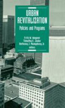 Hardcover Urban Revitalization: Policies and Programs Book