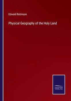 Paperback Physical Geography of the Holy Land Book