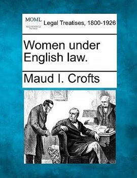 Paperback Women Under English Law. Book