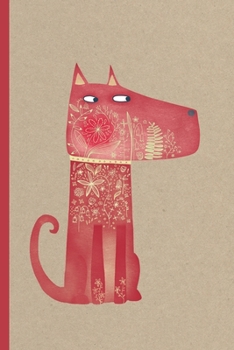 Paperback Weekly Planner: A Week to View Diary and Organizer - Sunday Start with Flower Hound Dog Cover Art Book
