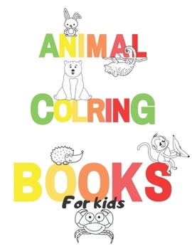 Paperback Animal coloring books for kids Book