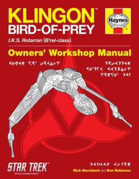 Hardcover Klingon Bird-Of-Prey Haynes Manual Book