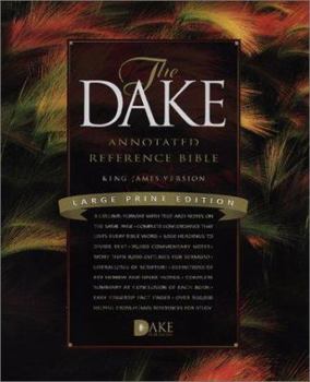 Bonded Leather Dake Annotated Reference Bible-KJV-Large Print [Large Print] Book